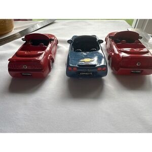Bobble‎ Dobbles Vintage Ford Mustang Chevrolet Corvette Car Figurine Set of 3.